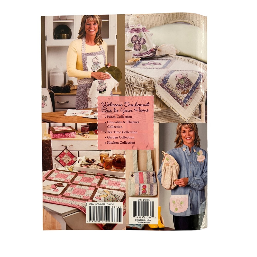 Sunbonnet Sue Once Upon a Posy Pearl Louise Krush Quilting Pattern Book 141311 - Picture 9 of 9